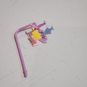 Vintage Barbie Baby Krissy Bedtime Nursery Crib Mobile Only Mattel Bear Fish